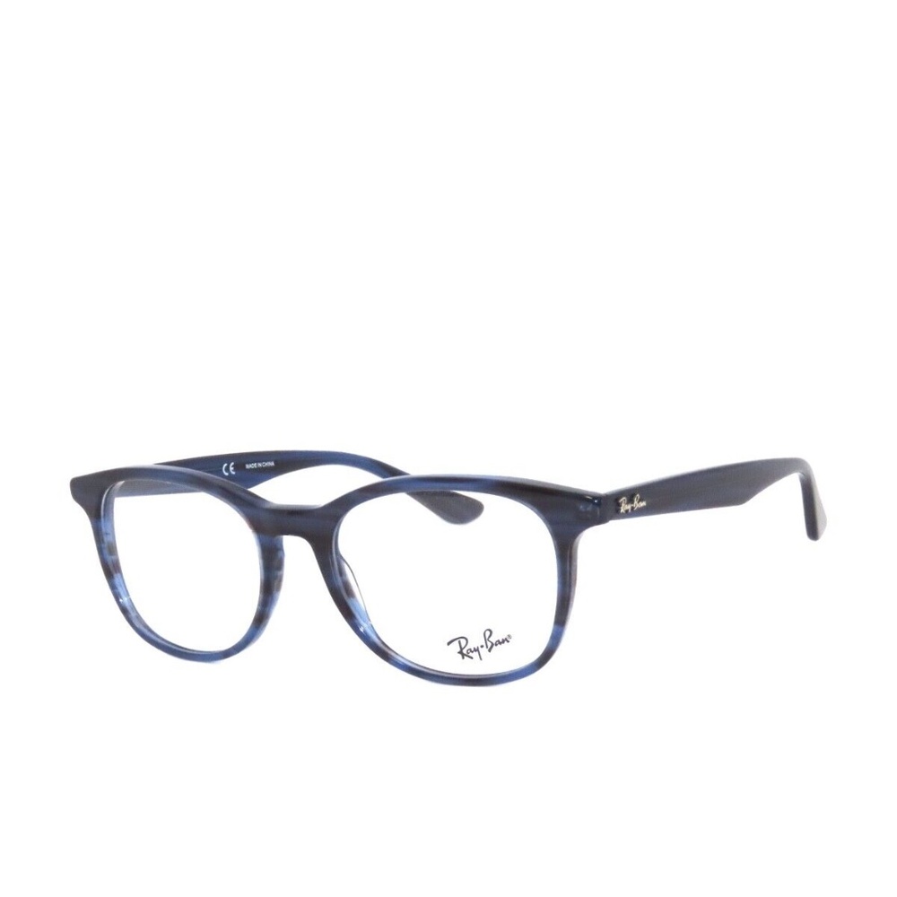 Ray Ban 5356 8053 54 Striped Blue Eyeglasses Rayban